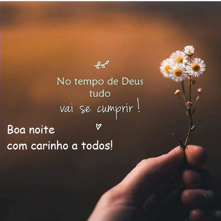 no tempo de Deus tudo vai se cumpriri boa noite