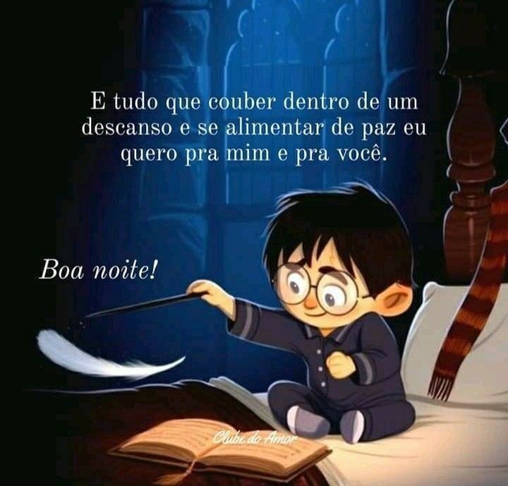 paz pra mim e pra você boa noite
