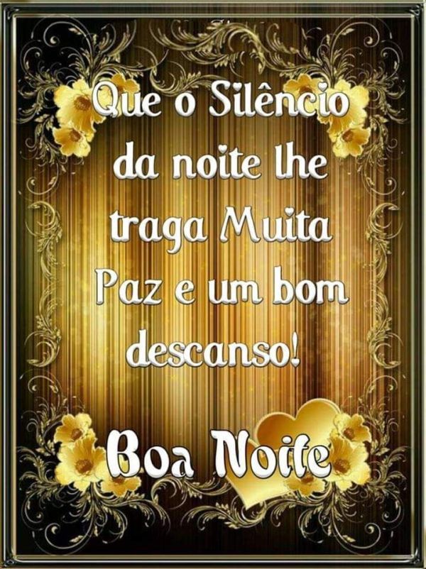 silêncio da noite traga paz imagens