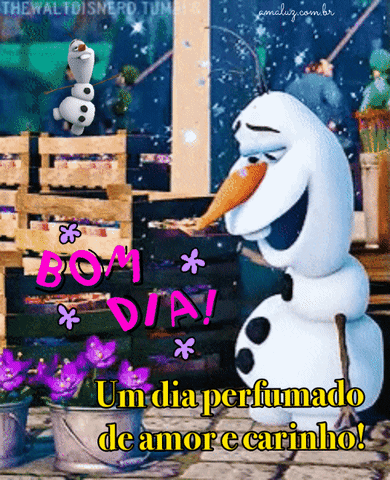Bom dia com um dia perfumado