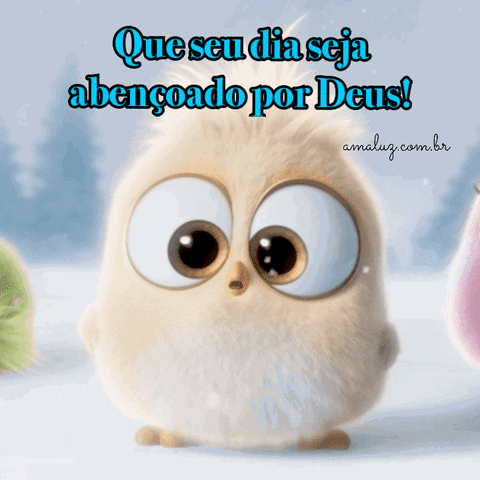 Que seu dia seja abençoado, bom dia