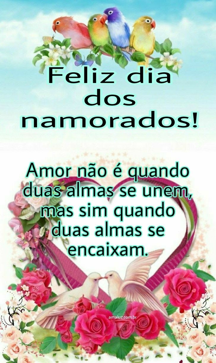 Feliz dia dos namorados para sempre unidos.