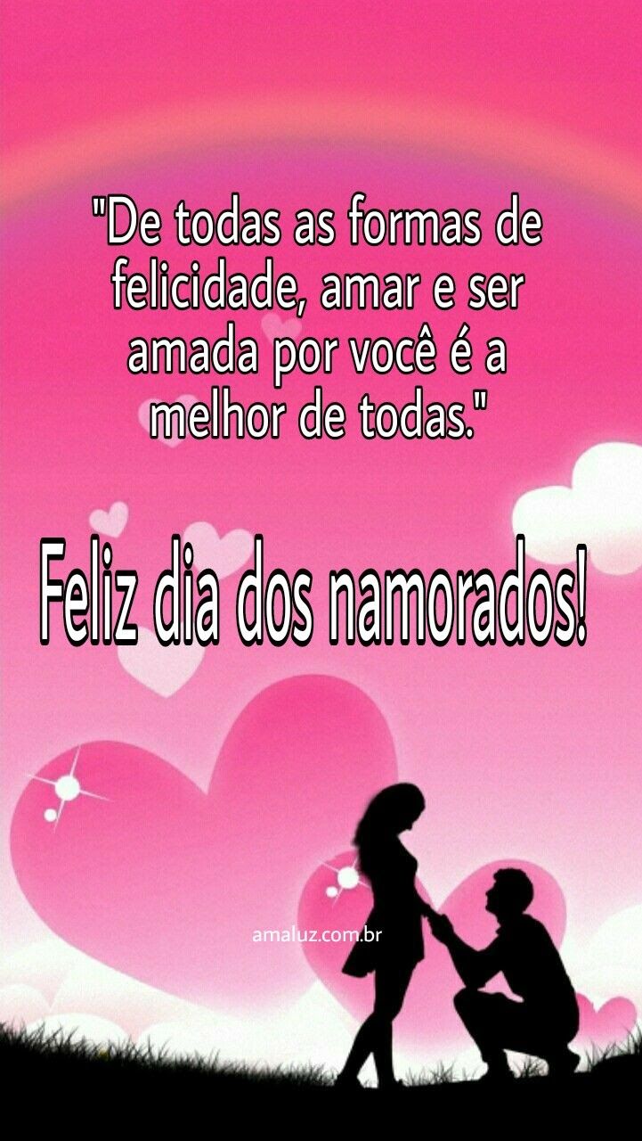 Quero ama e ser amada, feliz dia dos namorados.