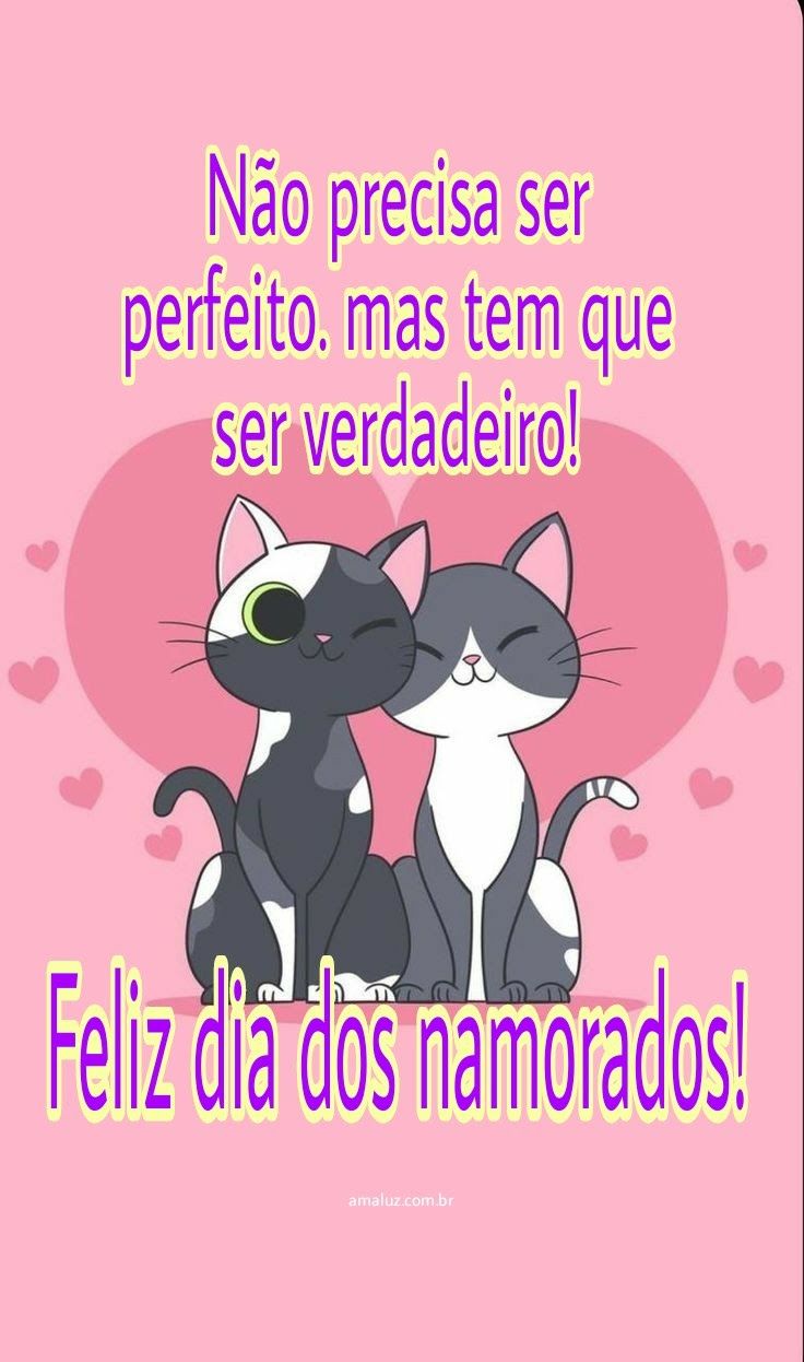 Um diados namorados perfeito e verdairo amor.