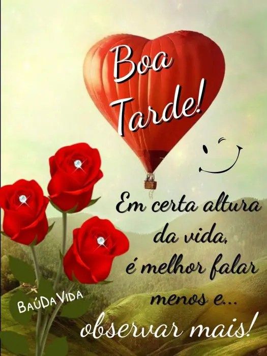 Balão viajante de Boa Tarde!!!