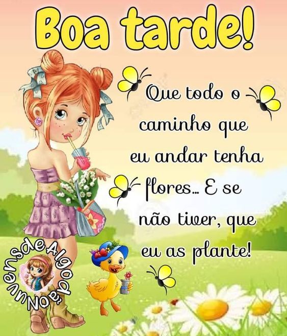 Boa tarde tenha flores