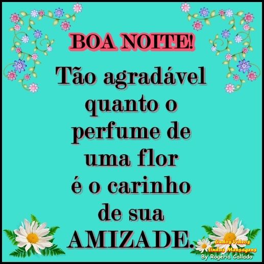 Boa noite agradavel!