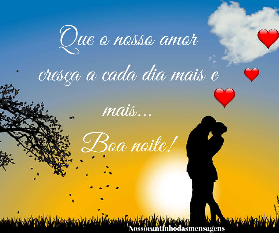Que o nosso amor cresça mais e mais