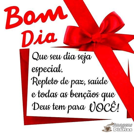 Que seu dia seja especial