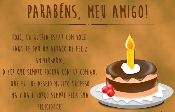 Parabéns amigo, saiba que sempre poderá contar comigo