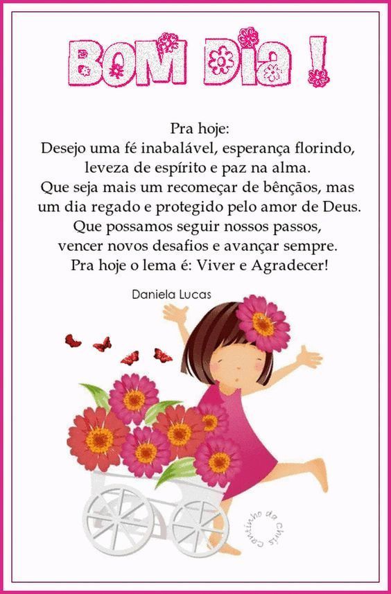 Bom dia com uma fé inabalável