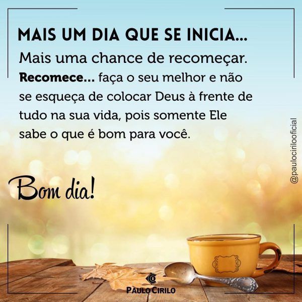 Mais um dia que se inicia