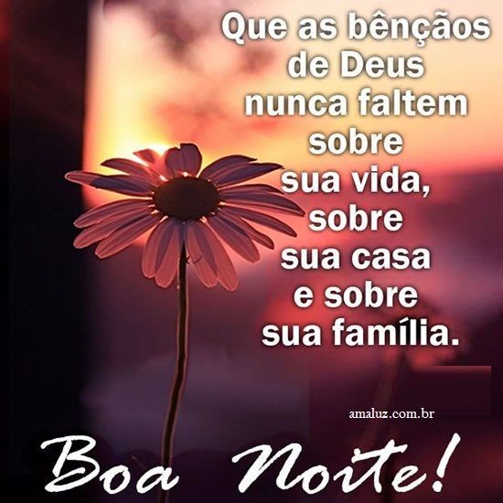 Boa noite se prepare com a benção de Deus que esta preparando para você