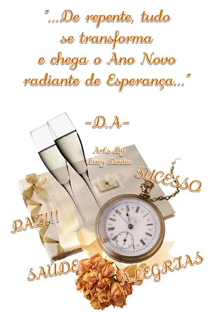 Feliz ano novo de esperança