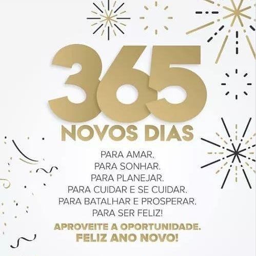 365 novos dias para você