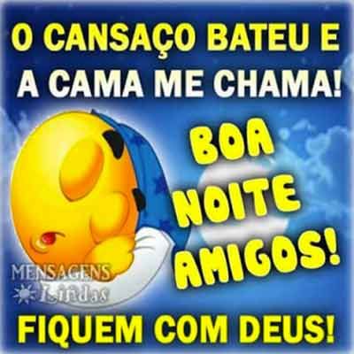 Linda mensagens de boa noite