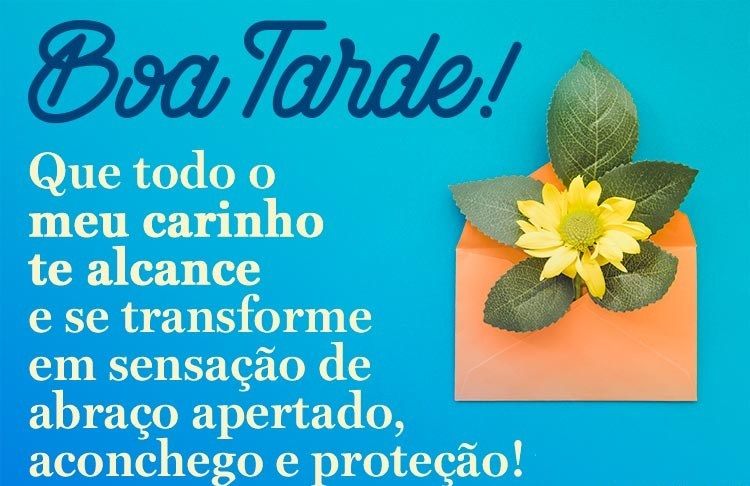 Boa tarde com todo carinho