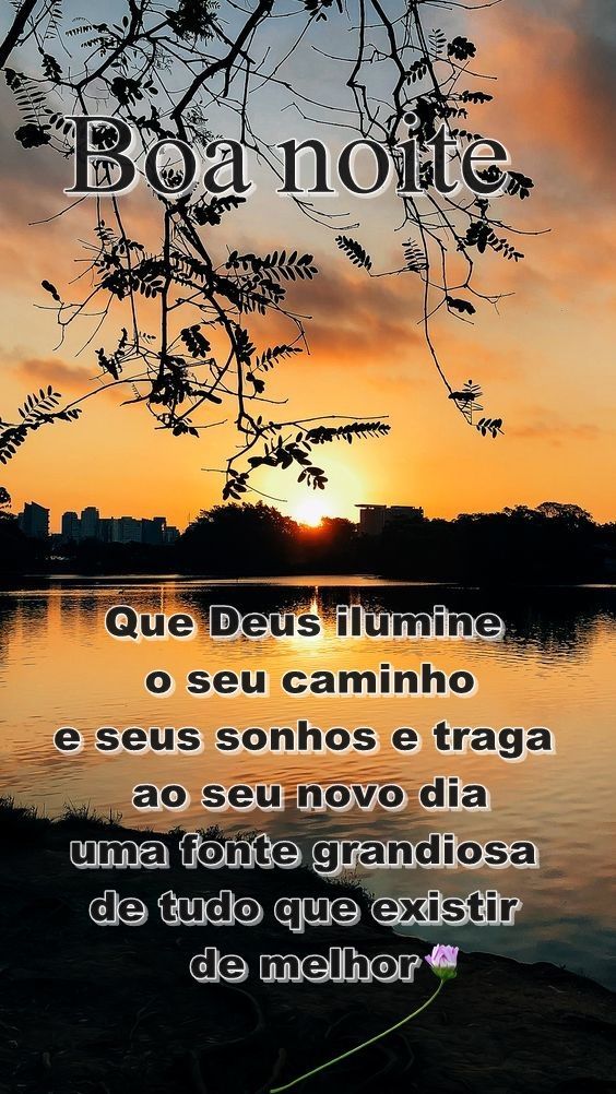 Boa noite! Deus é uma fonte inesgotável de paz!