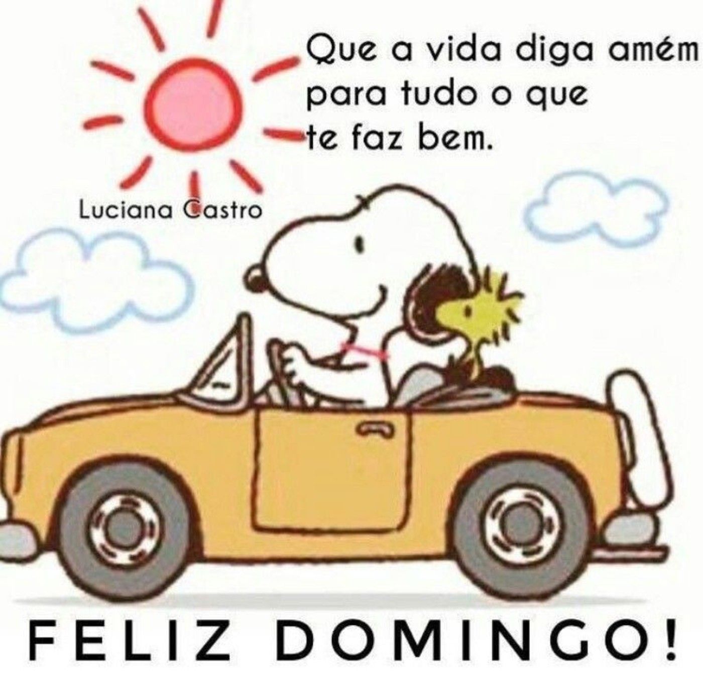 Feliz domingo snoopy