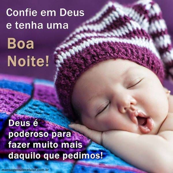 Boa noite! Tenha esperança!