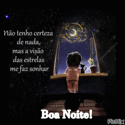 Boa noite! Que as estrelas do Céu iluminem a sua vida!