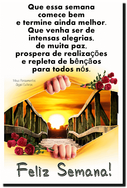 Gif que a semana comece bem e termine melhor ainda