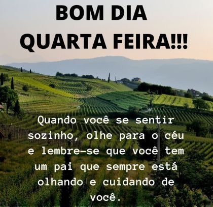 Bom dia feliz quarta feira com carinho especial para você