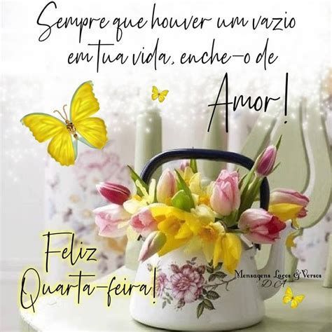 Feliz quarta-feira com amor