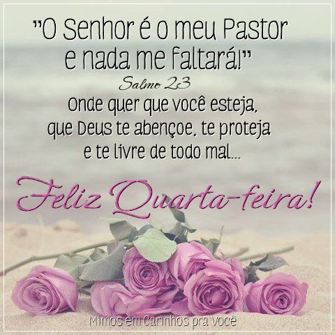 Feliz quarta-feira, salmo 23