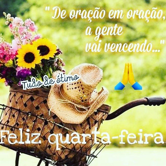 Feliz quarta-feira, de oração em oração