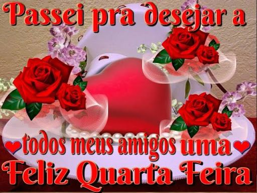 Feliz quarta-feira para os amigos