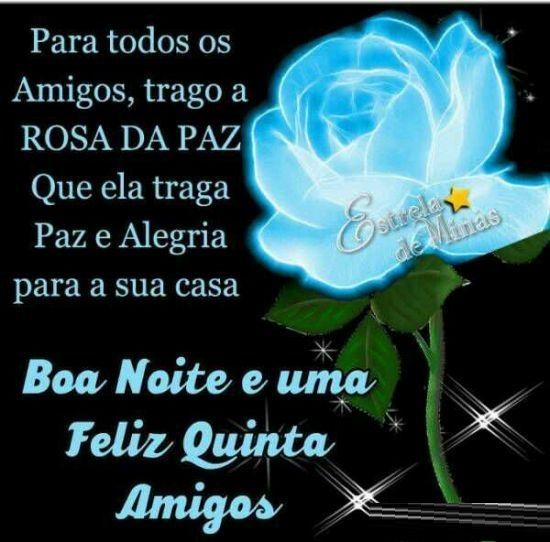 Boa noite quinta feira com carinho e um sono especial