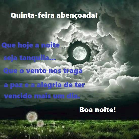 Boa noite que a sua vida seja iluminada 