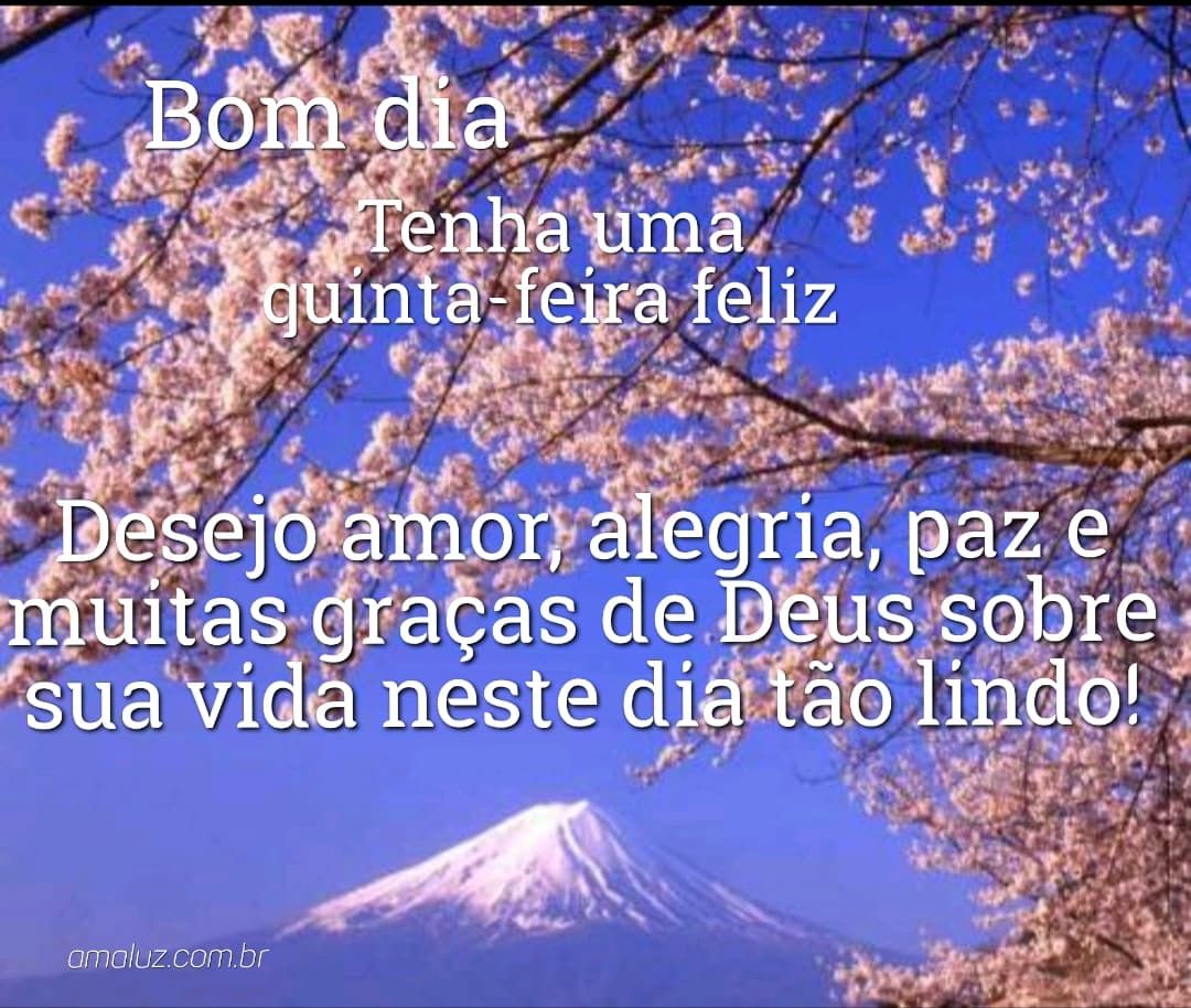 bom dia tenha uma quinta feira feliz