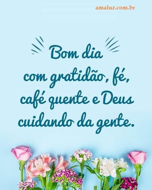 bom dia com fé e gratidão