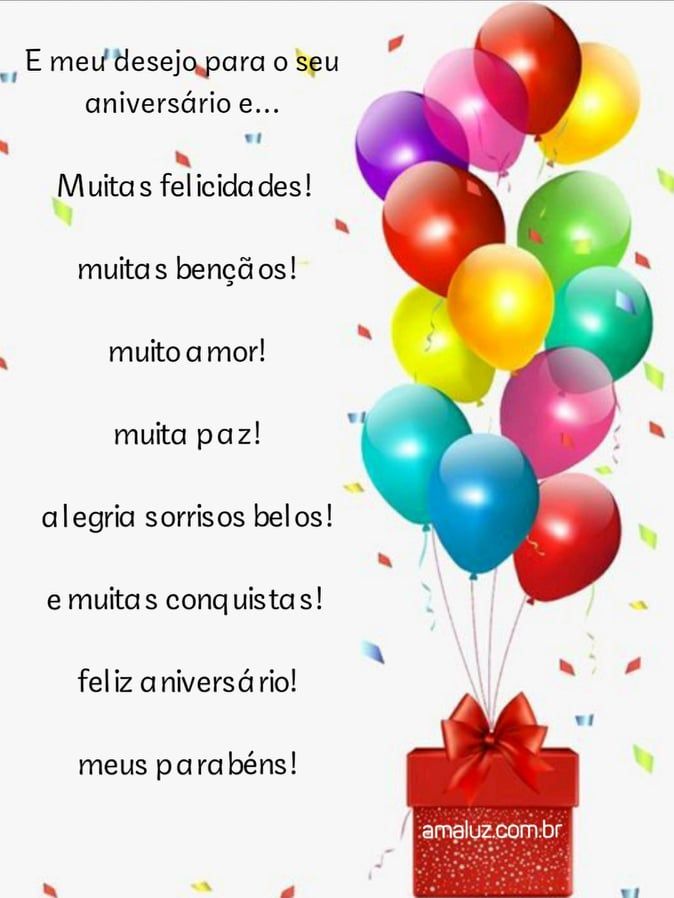 40 Frases E Mensagens De Aniversário Para Whatsapp Amigos E Família