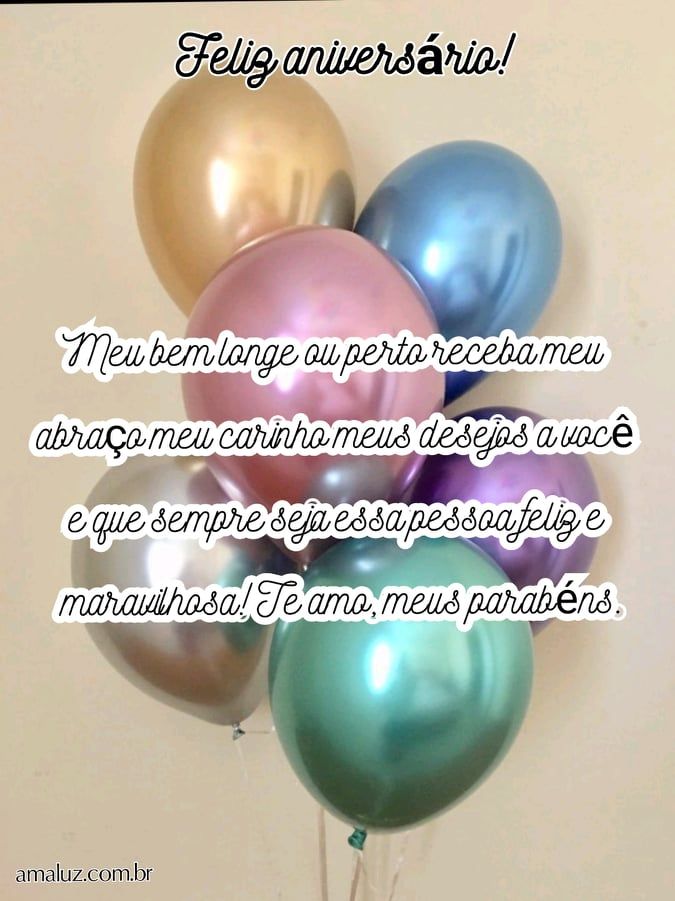 perto ou longe meus parabéns feliz aniversário
