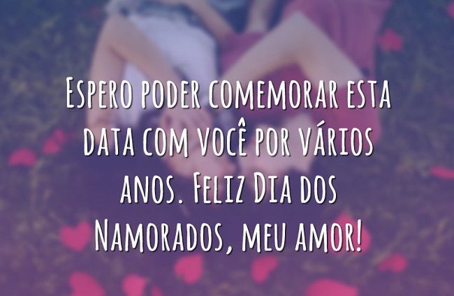 Mensagens carinhosas do dia dos namorados