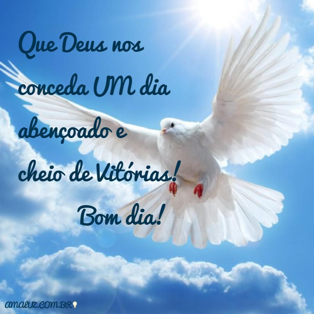 Que Deus nós conceda um dia abençoado!