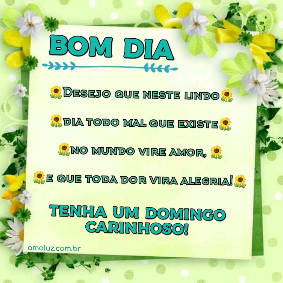 35 Imagens de Bom dia Feliz Domingo para Compartilha 35 Imagens de Bom dia Feliz Domingo para Compartilha