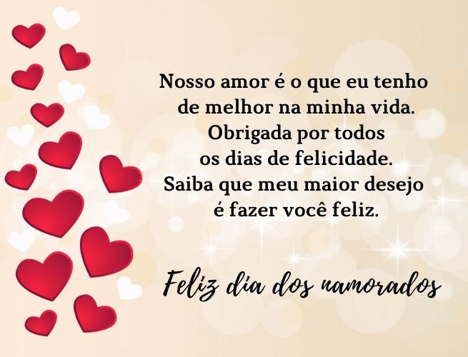 mensagem nosso amor é o que tenho de melhor