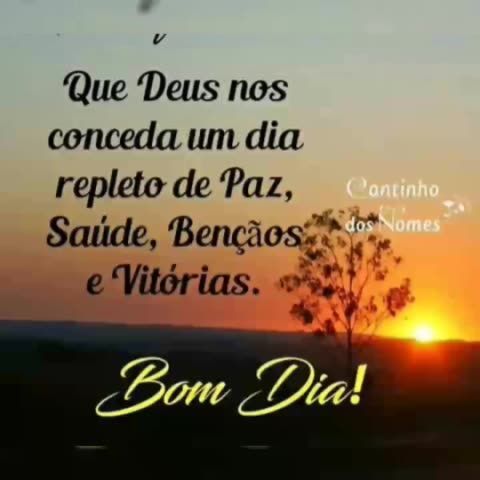 um dia repleto de paz saúde e bençãos