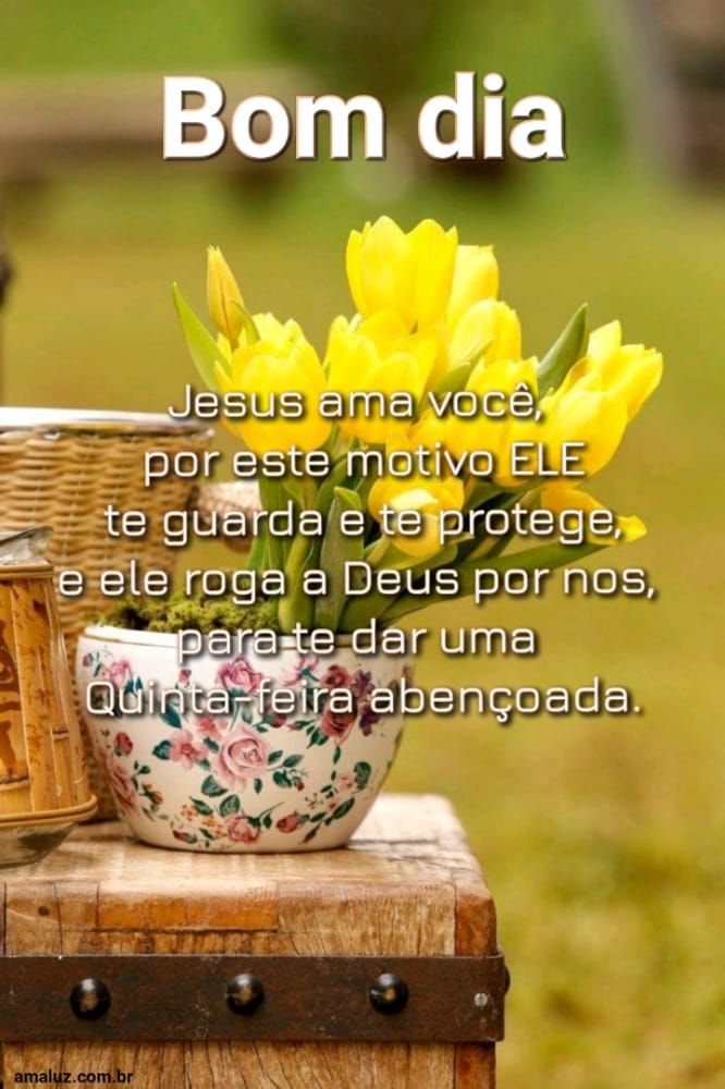 Bom dia Jesus te ama