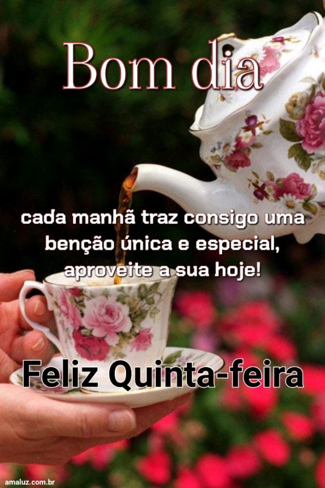 Bom dia aproveita seu dia