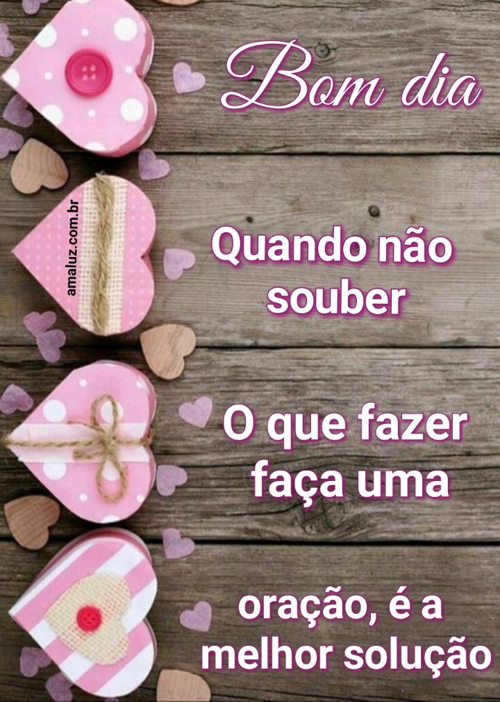 Bom dia faça uma oração 