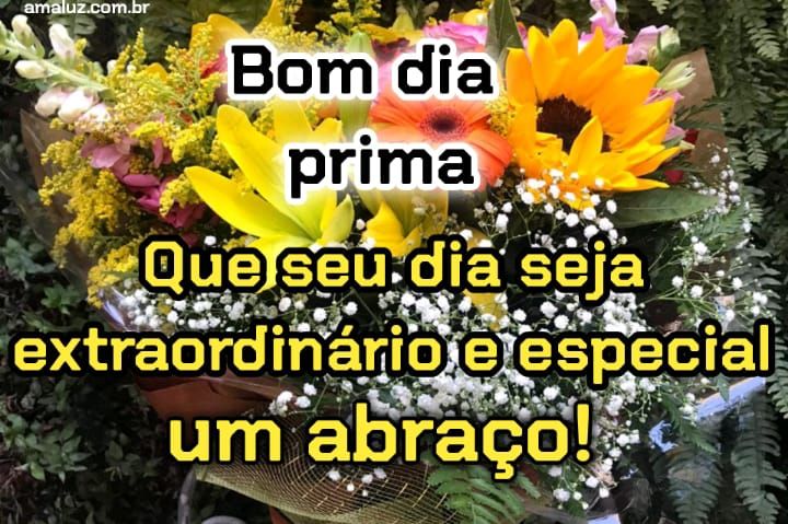 Bom dia que seu dia seja extraordinário