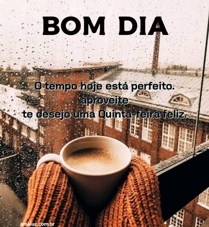 Bom dia desejo uma quinta-feira feliz