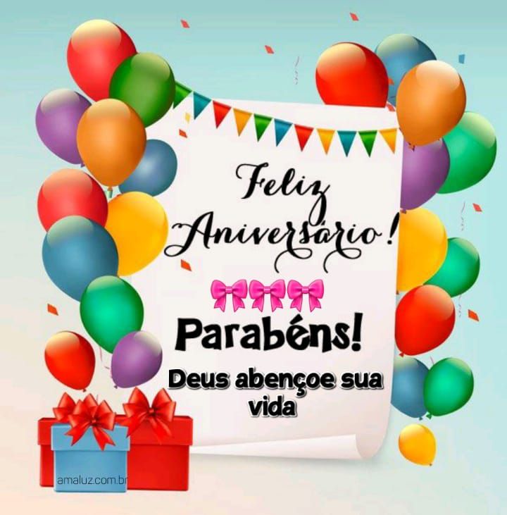 Deus abençoe sua vida nesse lindo dia feliz aniversário