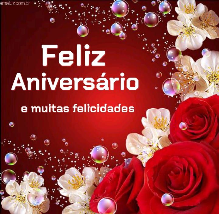 Feliz aniversário e muitas felicidades