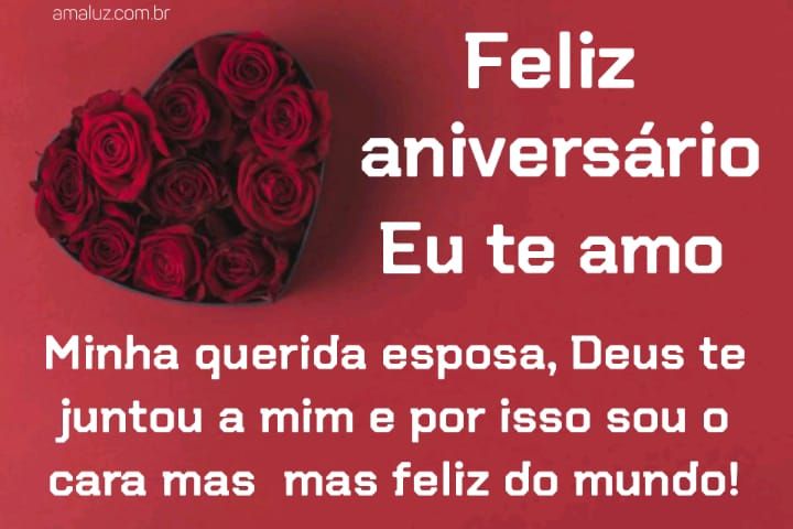 Feliz aniversário Deus te abençoe sua vida minha querida
